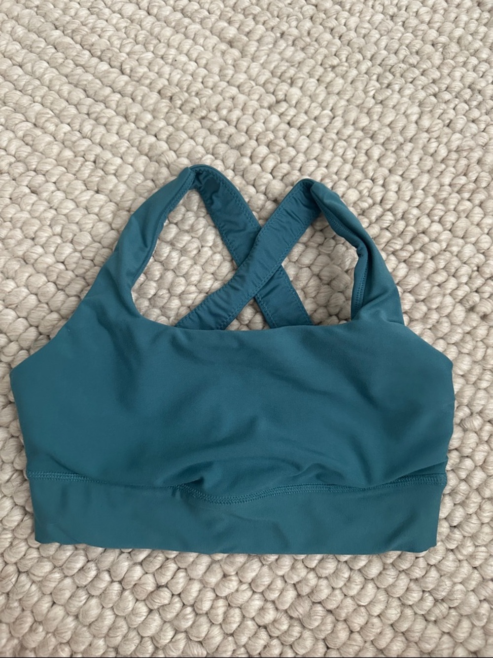 Abercrombie & Fitch Teal Crossback Sports Bra